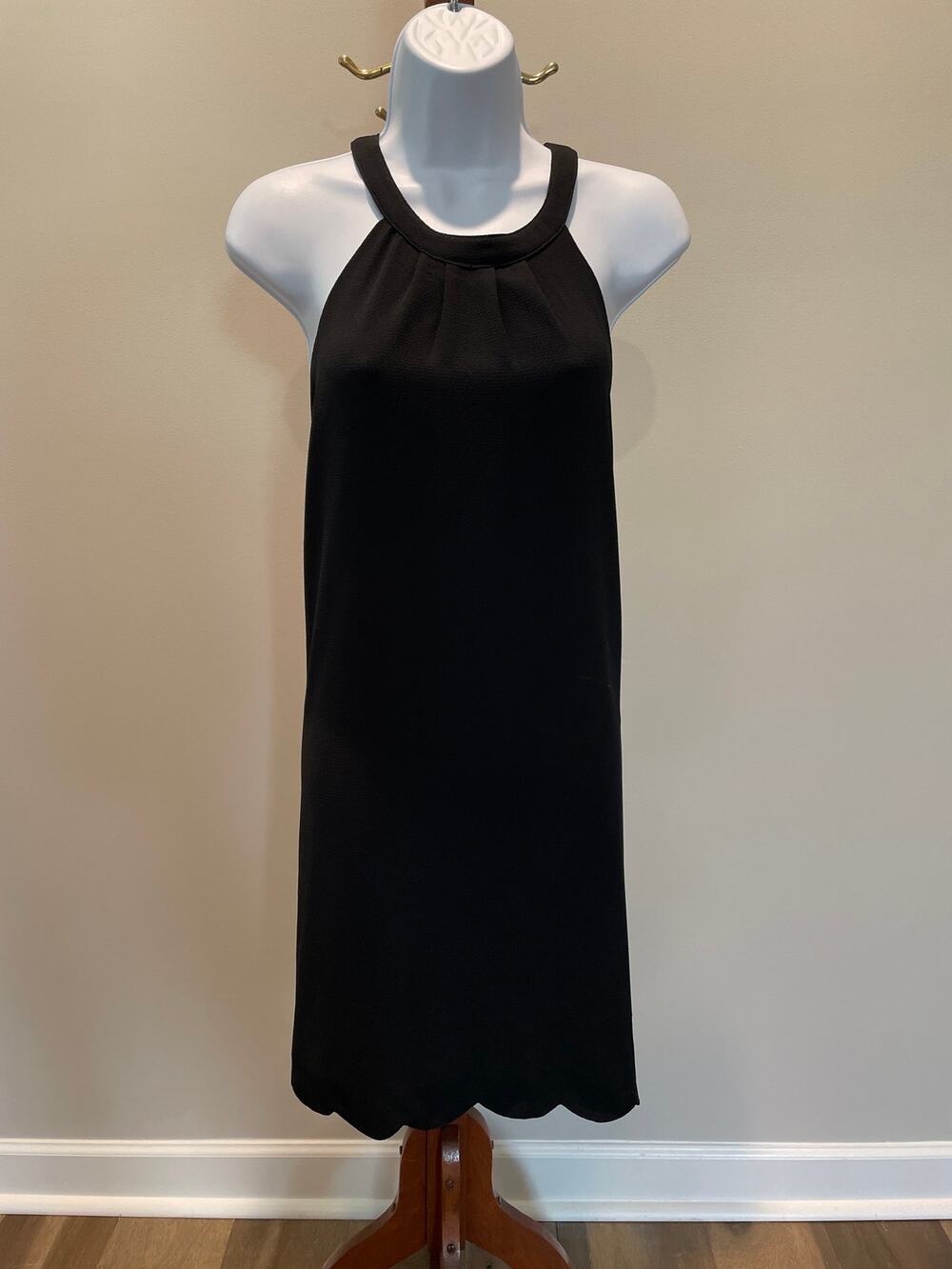 Papermoon Racerback Shift Dress Size L Black New With Tag